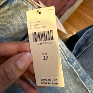 MOTHER Light Blue Denim Jeans